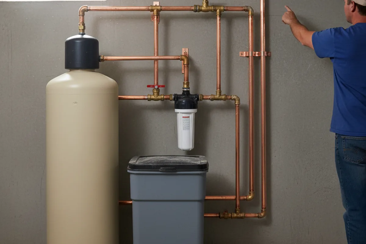 Whole-house water treatment system installed in New Egypt